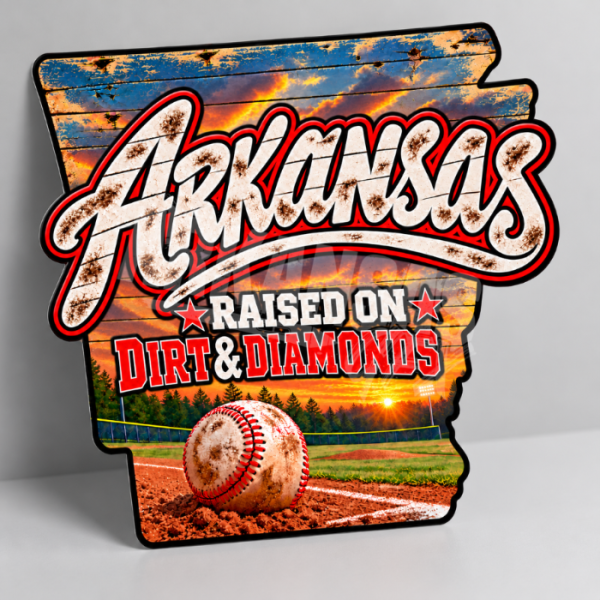 Raised on Dirt & Diamonds Baseball Design