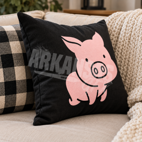 Cute Little Pig Illustration